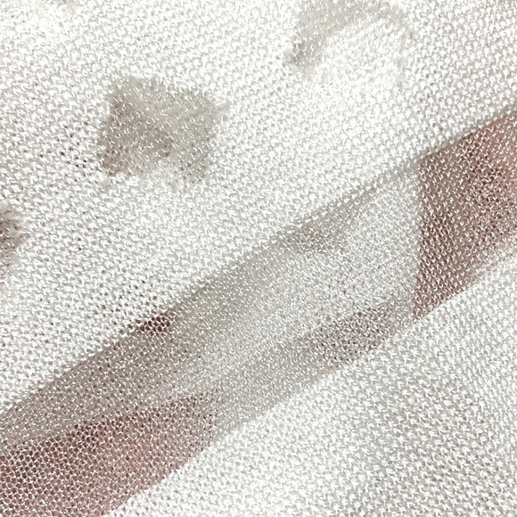 LORNA JANE ‘knit’ tank sleeveless top sheer detail White - Picture 9 of 9